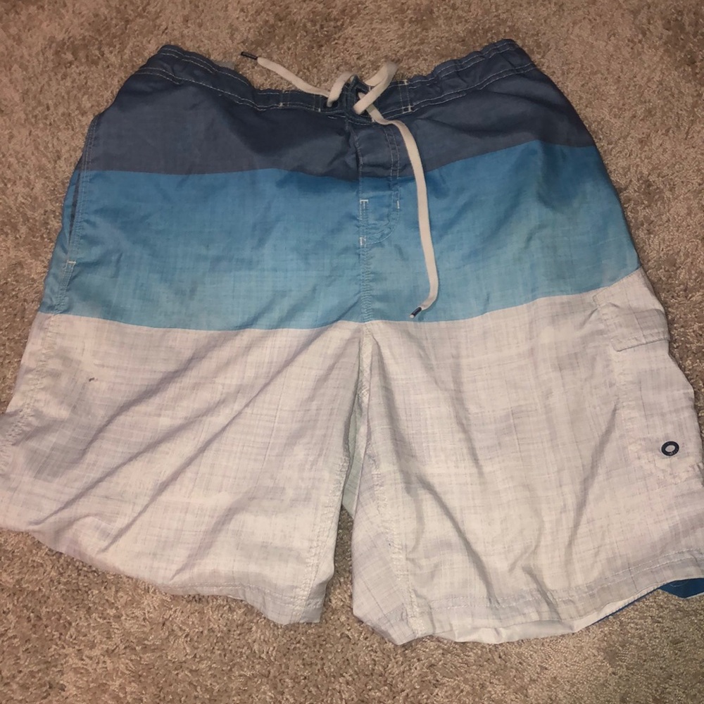 White and Blue Speedo Swimsuit